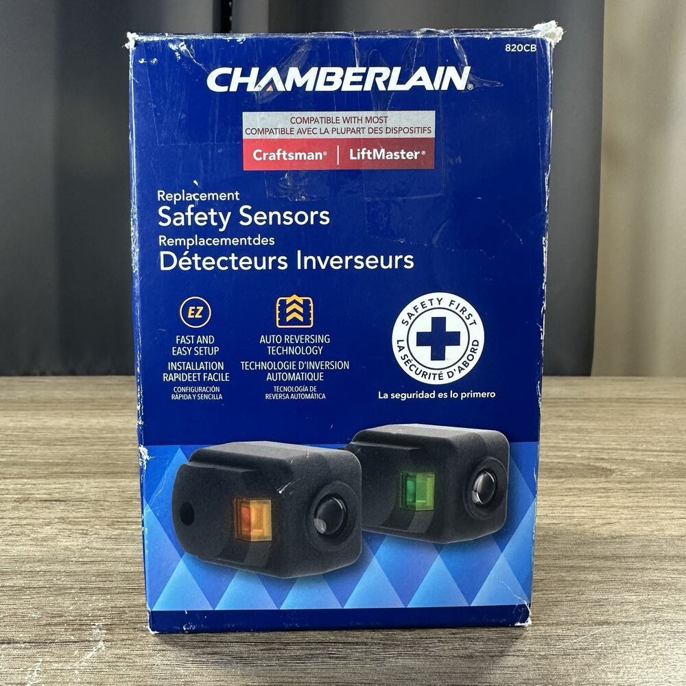 Chamberlain 820CB Garage Safety Sensors Liftmaster Craftsman Compatible